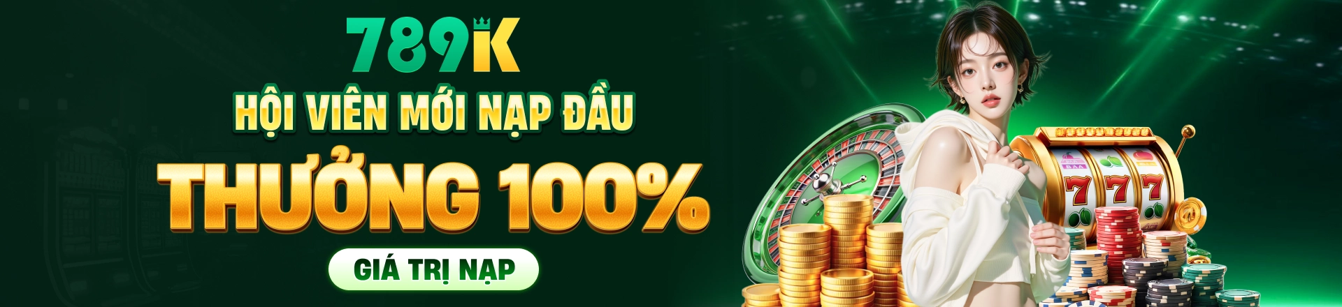 Nạp đầu 789K tặng 100%
